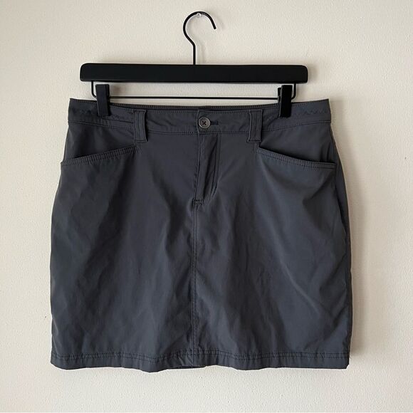 EDDIE Bauer Dark Grey Adventurer Athletic Skort Skirt - Picture 4 of 10
